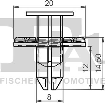 FA1 75-30008.10 - Moldings / aizsarguzlika www.autospares.lv