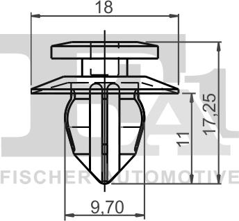 FA1 77-40021.25 - Moldings / aizsarguzlika www.autospares.lv