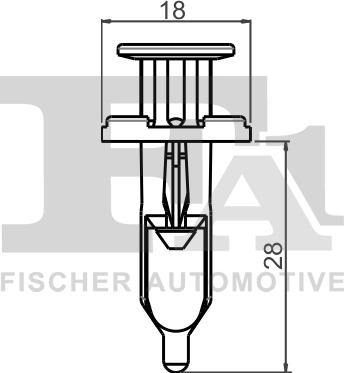 FA1 77-30009.25 - Moldings / aizsarguzlika www.autospares.lv