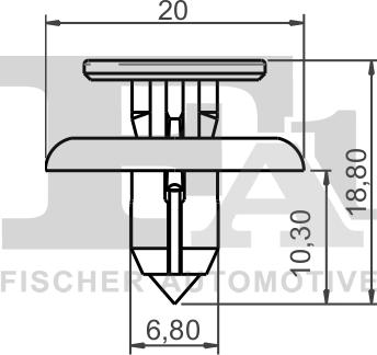 FA1 77-30010.5 - Moldings / aizsarguzlika www.autospares.lv