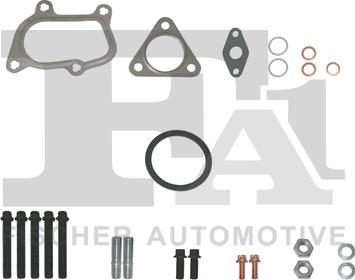 FA1 KT120100 - Установочный комплект, турбокомпрессор www.autospares.lv