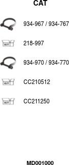 FA1 MD001000 - Katalizators autospares.lv