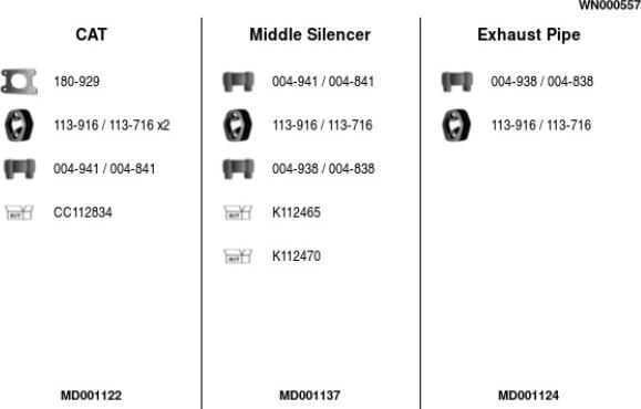 FA1 WN000557 - Izplūdes gāzu sistēma www.autospares.lv