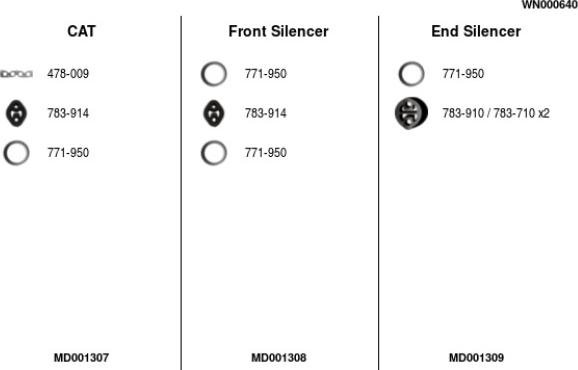 FA1 WN000640 - Izplūdes gāzu sistēma www.autospares.lv