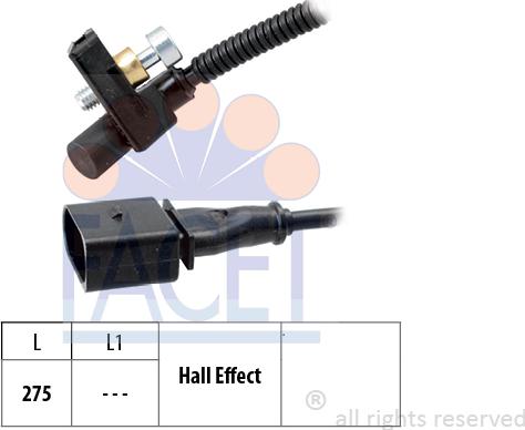 FACET 9.0448 - Impulsu devējs, Kloķvārpsta www.autospares.lv