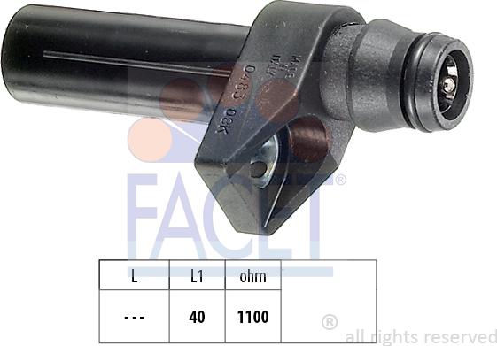 FACET 9.0483 - Датчик импульсов, коленвал www.autospares.lv