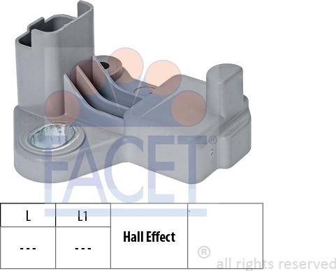 FACET 9.0602 - Impulsu devējs, Kloķvārpsta www.autospares.lv