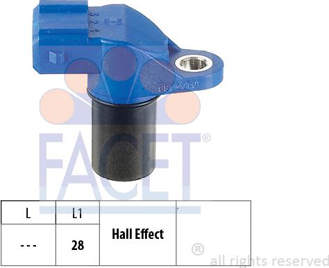 FACET 9.0105 - Devējs, Griešanās ātrums www.autospares.lv