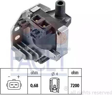 FACET 9.8106 - Aizdedzes spole autospares.lv