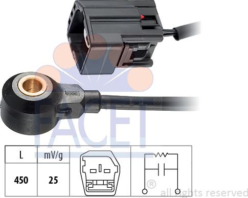 FACET 9.3091 - Detonācijas devējs www.autospares.lv