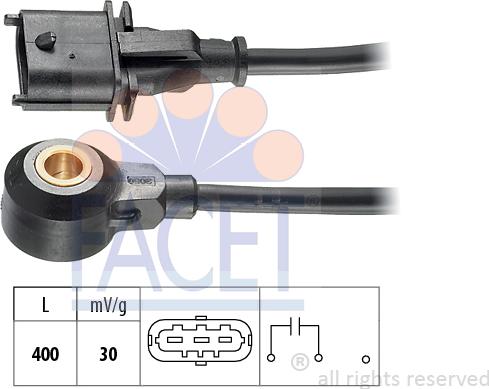 FACET 9.3066 - Detonācijas devējs www.autospares.lv