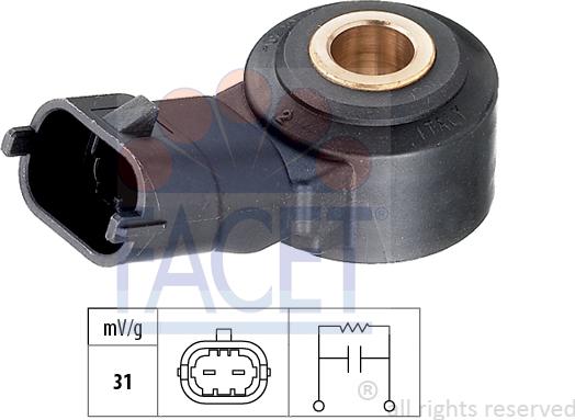 FACET 9.3006 - Detonācijas devējs www.autospares.lv