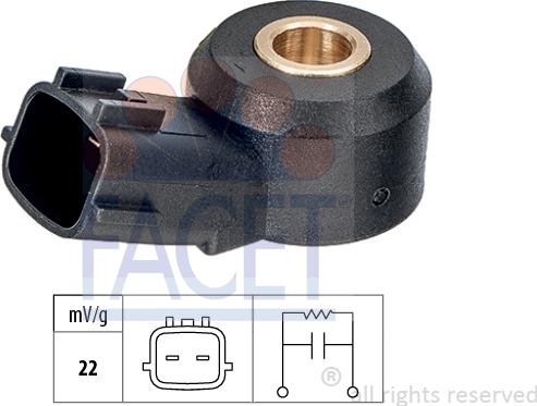 FACET 9.3115 - Detonācijas devējs www.autospares.lv