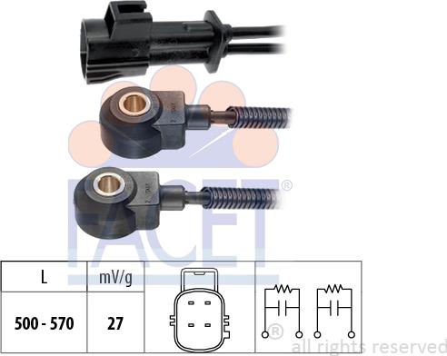 FACET 9.3131 - Detonācijas devējs www.autospares.lv