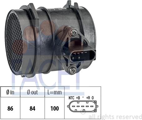 FACET 10.1499 - Gaisa masas mērītājs www.autospares.lv