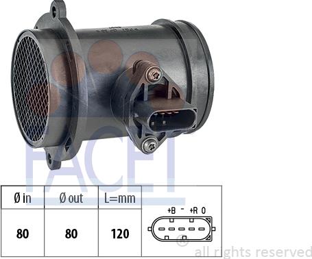 FACET 10.1443 - Gaisa masas mērītājs autospares.lv