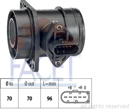 FACET 10.1509 - Gaisa masas mērītājs autospares.lv