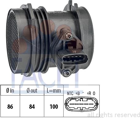 FACET 10.1017 - Gaisa masas mērītājs autospares.lv