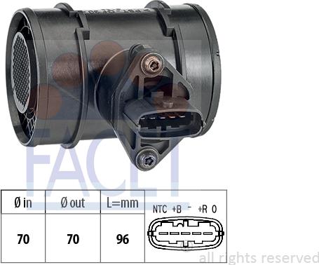 FACET 10.1315 - Gaisa masas mērītājs autospares.lv