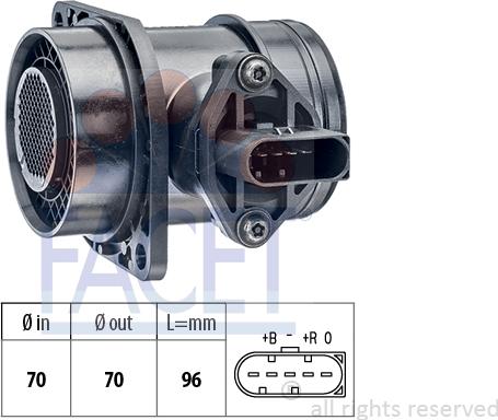 FACET 10.1325 - Gaisa masas mērītājs autospares.lv