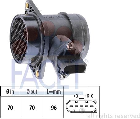 FACET 10.1284 - Gaisa masas mērītājs autospares.lv