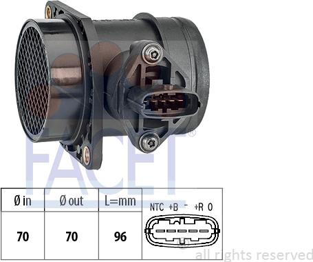 FACET 10.1283 - Gaisa masas mērītājs autospares.lv