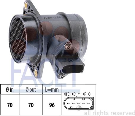 FACET 10.1221 - Gaisa masas mērītājs autospares.lv