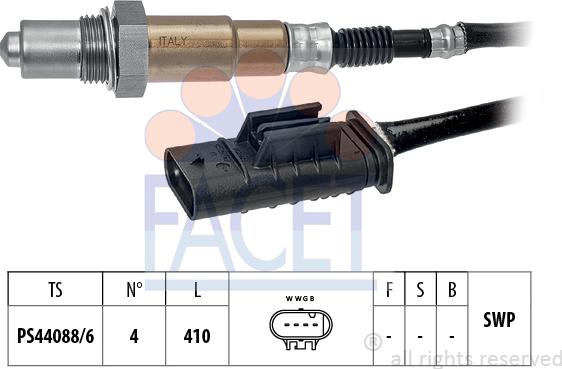 FACET 10.8495 - Lambda Sensor www.autospares.lv