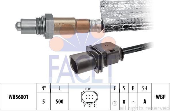 FACET 10.8493 - Лямбда-зонд, датчик кислорода www.autospares.lv