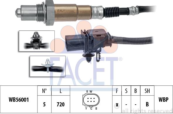 FACET 10.8441 - Lambda zonde www.autospares.lv