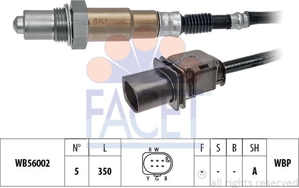 FACET 108464 - Лямбда-зонд, датчик кислорода www.autospares.lv