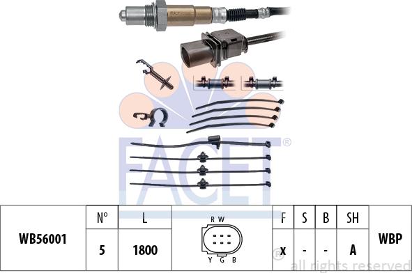 FACET 10.8409 - Лямбда-зонд, датчик кислорода www.autospares.lv