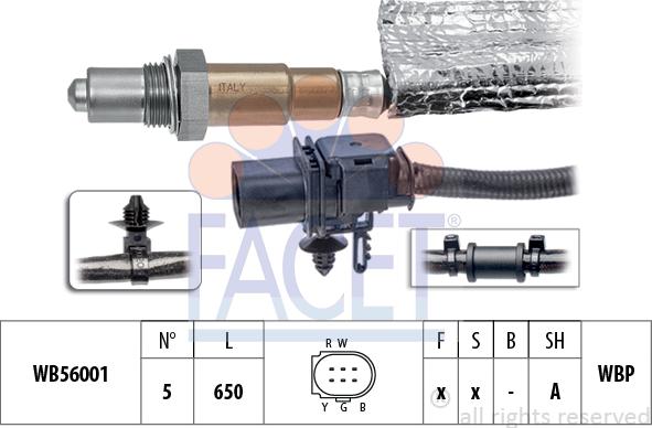 FACET 10.8419 - Lambda Sensor www.autospares.lv