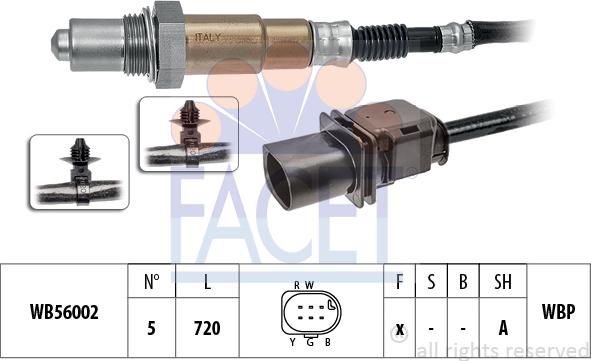 FACET 10.8478 - Lambda Sensor www.autospares.lv