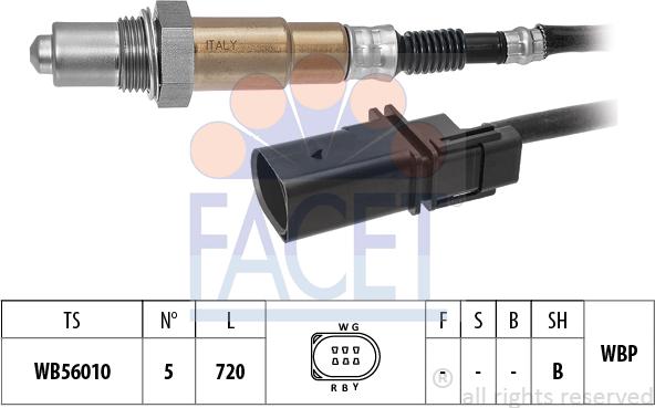 FACET 10.8595 - Lambda zonde www.autospares.lv