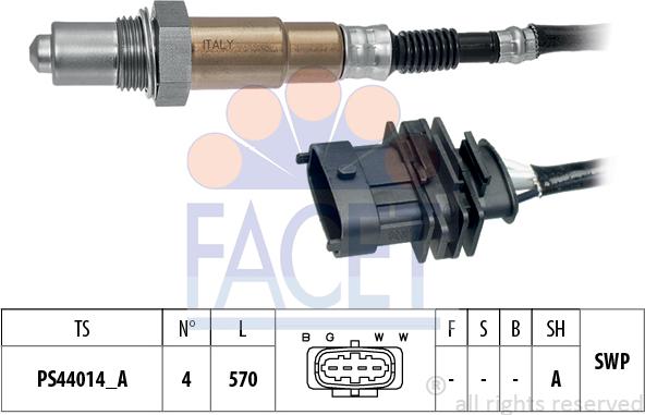 FACET 10.8546 - Lambda zonde www.autospares.lv