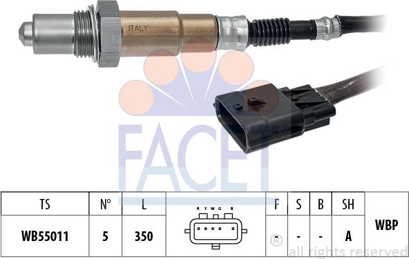 FACET 10.8540 - Lambda zonde www.autospares.lv