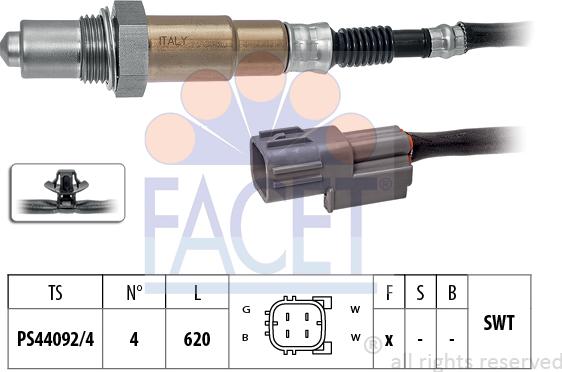 FACET 10.8514 - Lambda zonde www.autospares.lv