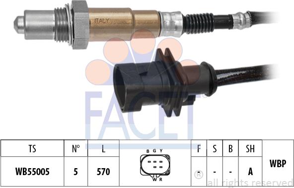 FACET 10.8573 - Lambda zonde www.autospares.lv