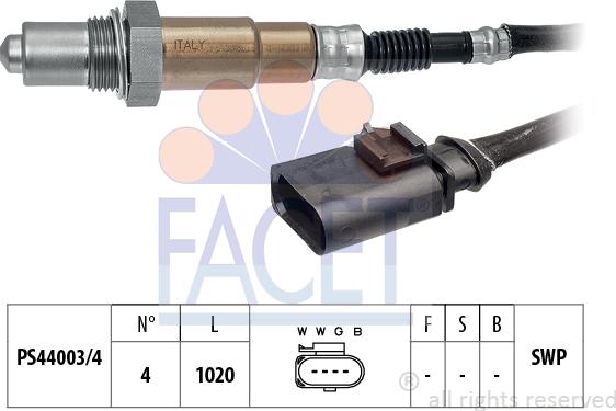 FACET 10.8041 - Lambda zonde autospares.lv