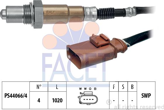 FACET 10.8042 - Lambda zonde www.autospares.lv