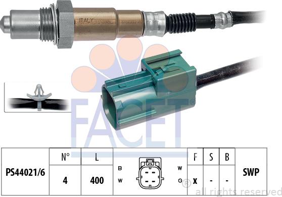 FACET 10.8007 - Lambda zonde www.autospares.lv