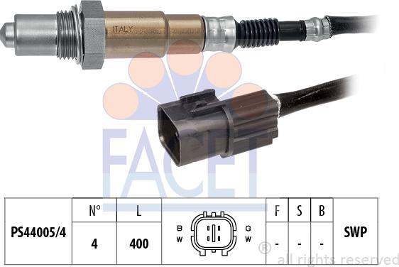 FACET 10.8014 - Lambda zonde www.autospares.lv