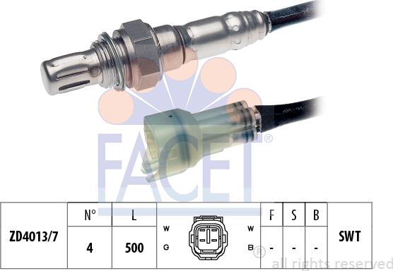 FACET 10.8037 - Lambda zonde www.autospares.lv