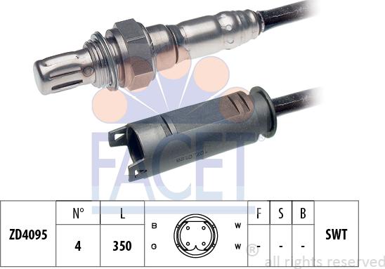 FACET 10.8079 - Lambda zonde www.autospares.lv