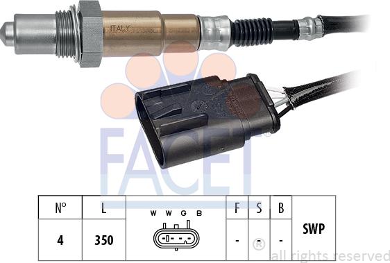 FACET 10.8150 - Lambda zonde www.autospares.lv