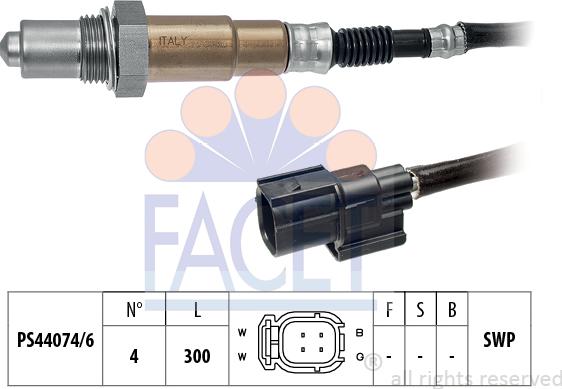 FACET 10.8153 - Lambda zonde www.autospares.lv