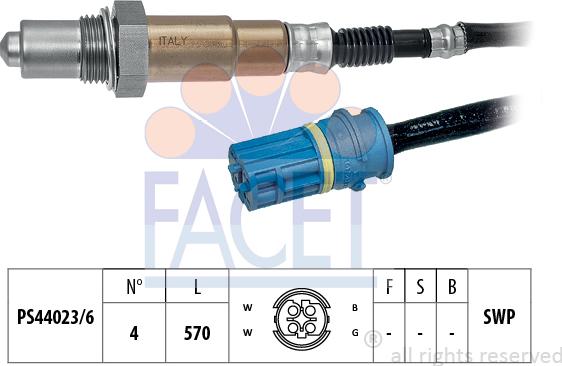 FACET 10.8164 - Lambda Sensor www.autospares.lv