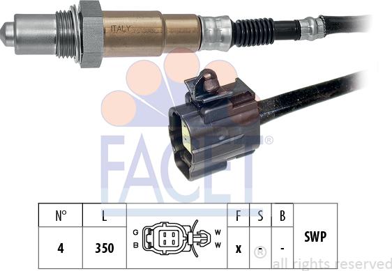 FACET 10.8100 - Lambda zonde autospares.lv