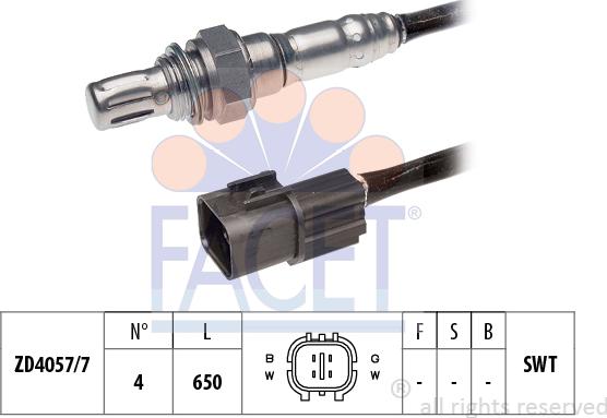 FACET 10.8188 - Lambda zonde www.autospares.lv